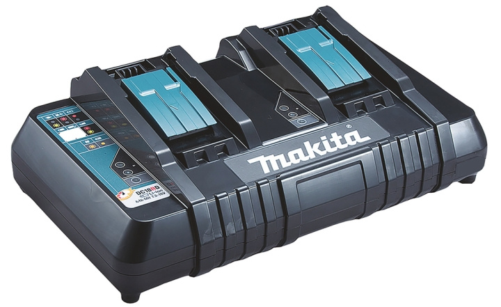 Makita DC18RD Batterilader 14,4V / 18V i gruppen HJEM, HUS OG HAGE / Verktøy / Batterier til Elektroverktøy hos TP E-commerce Nordic AB (C60506)