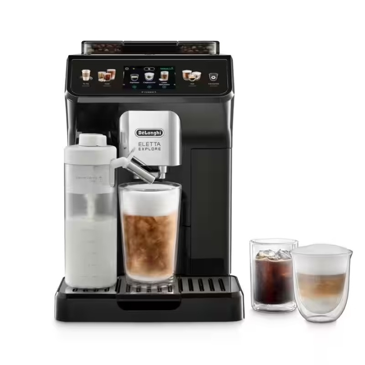 Delonghi Eletta Explore Cold Brew ECAM450.65.G i gruppen HJEM, HUS OG HAGE / Husholdningsapparater / Kaffe og espresso / Espressomaskiner hos TP E-commerce Nordic AB (C60550)