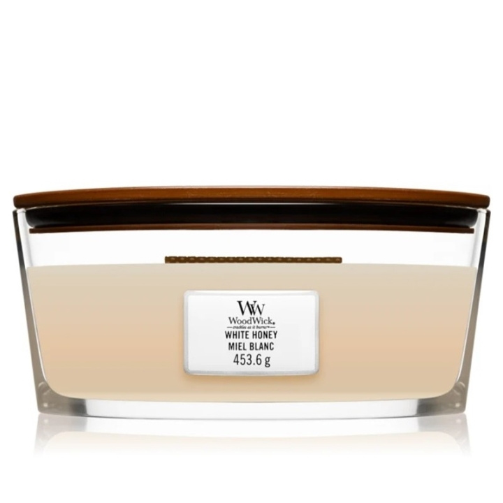 WoodWick Ellipse - White Honey i gruppen HELSE OG SKJØNNHET / Duft og parfyme / Andre dufter / Duftlys hos TP E-commerce Nordic AB (C60581)