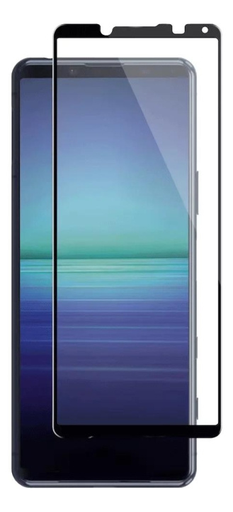 Panzer Xperia 5 II, Full-Fit Glass, svart i gruppen SMARTTELEFON & NETTBRETT / Mobilbeskyttelse / Sony hos TP E-commerce Nordic AB (C60629)