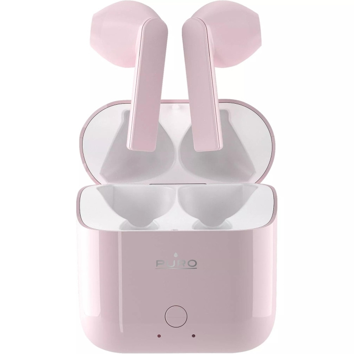 Puro ICON POD, Bluetooth-øretelefoner med ladeetui, rosa i gruppen Elektronikk / Lyd & Bilde / Hodetelefoner & Tilbehør / Hodetelefoner hos TP E-commerce Nordic AB (C60699)