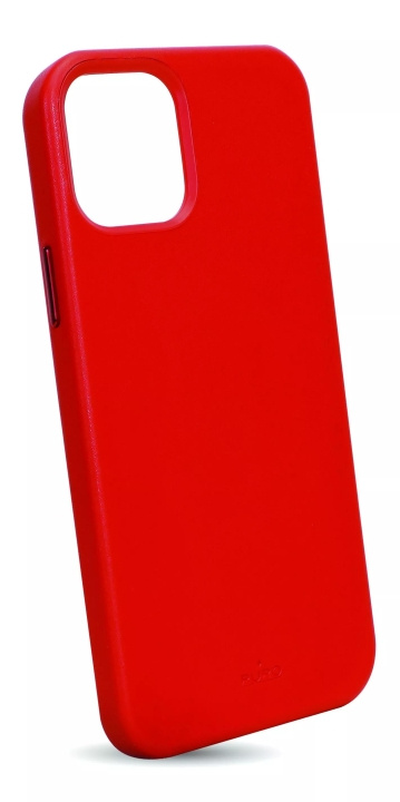 Puro iPhone 12/12 Pro SKY Cover Leather Look, Red i gruppen SMARTTELEFON & NETTBRETT / Mobilbeskyttelse / Apple / iPhone 12 / Deksel hos TP E-commerce Nordic AB (C60704)