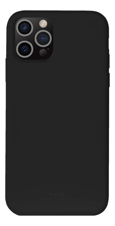 Puro iPhone 13 Pro Max Icon Cover, svart i gruppen SMARTTELEFON & NETTBRETT / Mobilbeskyttelse / Apple / iPhone 13 Pro Max / Deksel hos TP E-commerce Nordic AB (C60721)