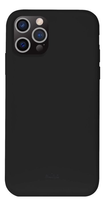 Puro iPhone 13 Pro Icon Cover, black i gruppen SMARTTELEFON & NETTBRETT / Mobilbeskyttelse / Apple / iPhone 13 Pro / Deksel hos TP E-commerce Nordic AB (C60723)