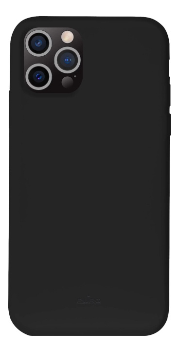 Puro iPhone 13 Pro Icon Cover, svart i gruppen SMARTTELEFON & NETTBRETT / Mobilbeskyttelse / Apple / iPhone 13 Pro / Deksel hos TP E-commerce Nordic AB (C60723)