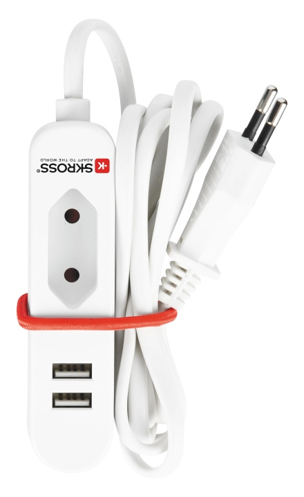 SKROSS Reisestasjon USB EU i gruppen HJEM, HUS OG HAGE / El og belysning / Reiseadaptere hos TP E-commerce Nordic AB (C60742)