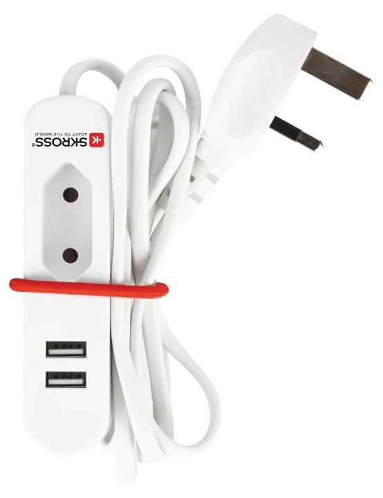 SKROSS Reisestasjon USB UK i gruppen HJEM, HUS OG HAGE / El og belysning / Reiseadaptere hos TP E-commerce Nordic AB (C60743)
