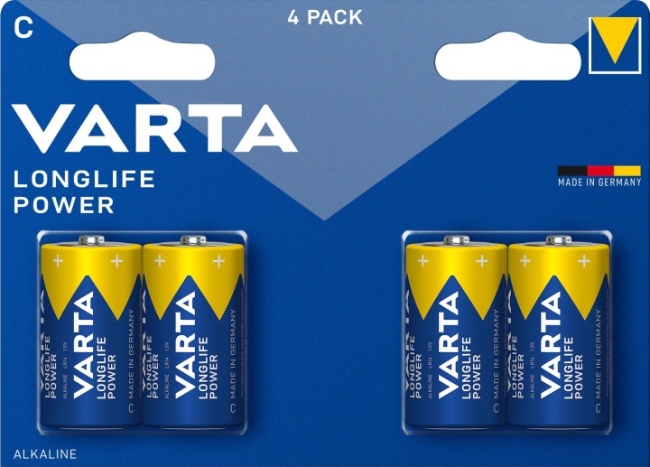 Varta Longlife Power C 4-pakning i gruppen Elektronikk / Batterier & Ladere / Batterier / Andre hos TP E-commerce Nordic AB (C60781)