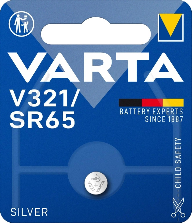 Varta V321/SR65 Silver Coin 1 Pack i gruppen Elektronikk / Batterier & Ladere / Batterier / knappcelle hos TP E-commerce Nordic AB (C60806)
