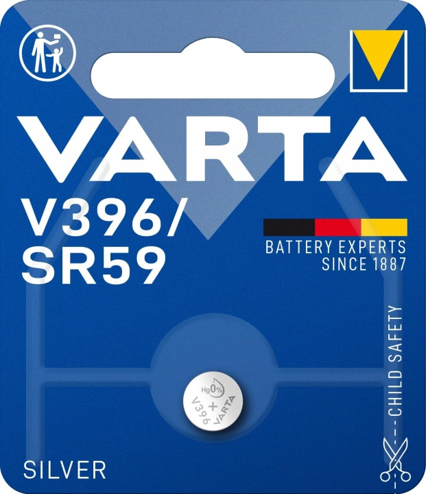 Varta V396/SR59 Silver Coin 1 pakke i gruppen Elektronikk / Batterier & Ladere / Batterier / knappcelle hos TP E-commerce Nordic AB (C60814)