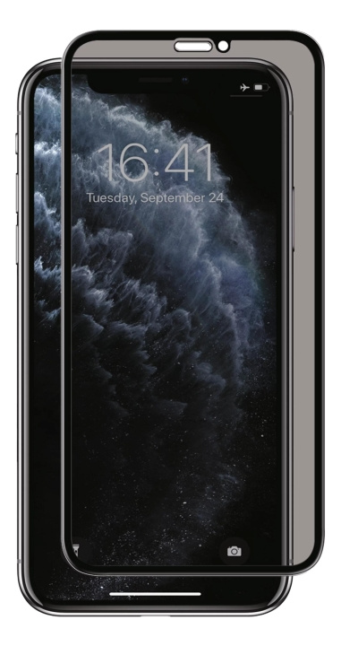 panzer iPhone X/XS/11 Pro, Full-Fit Privacy Glass, 2-way i gruppen SMARTTELEFON & NETTBRETT / Mobilbeskyttelse / Apple / iPhone 11 Pro hos TP E-commerce Nordic AB (C60825)