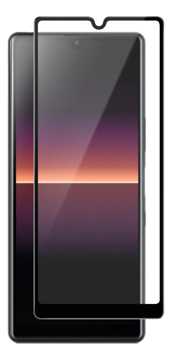 panzer Sony Xperia L4, Full-Fit Glass, black i gruppen SMARTTELEFON & NETTBRETT / Mobilbeskyttelse / Sony hos TP E-commerce Nordic AB (C60832)