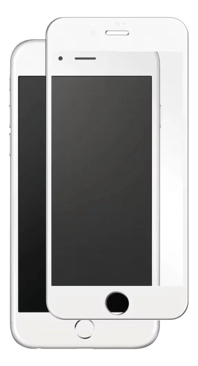 panzer iPhone 8/7/6S Full-Fit Silicate Glass white i gruppen SMARTTELEFON & NETTBRETT / Mobilbeskyttelse / Apple / iPhone 8 hos TP E-commerce Nordic AB (C60845)