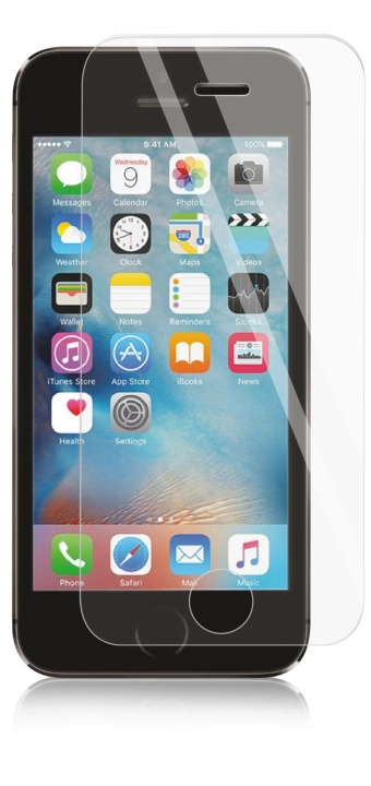 panzer iPhone SE/5S/5, Tempered Glass i gruppen SMARTTELEFON & NETTBRETT / Mobilbeskyttelse / Apple / iPhone 5/5S/SE hos TP E-commerce Nordic AB (C60853)