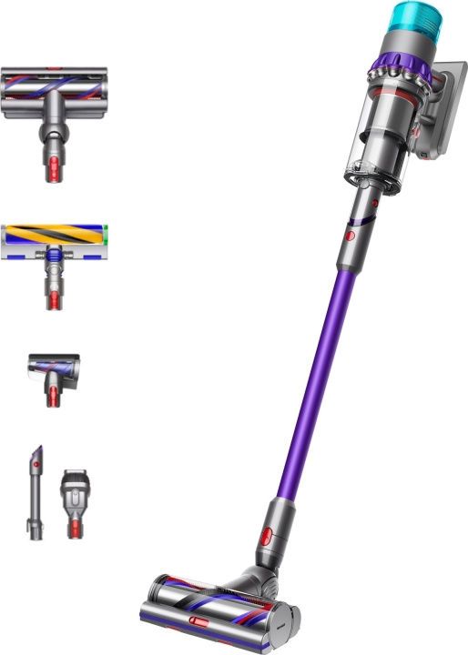 Dyson Gen5 Detect Absolute Iron/Lila HEPA Stick/Handhållen 280W 0,77liter i gruppen HJEM, HUS OG HAGE / Rengjøringsprodukter / Støvsugere og tilbehør / Håndstøvsugere hos TP E-commerce Nordic AB (C60905)