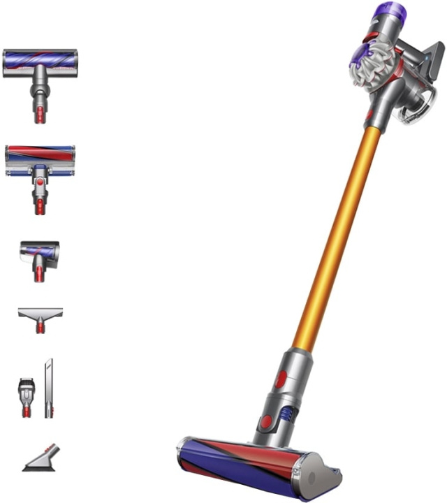 Dyson V8 Absolute (2023) Støvsuger 115AW 0,54 liter, pinne/håndholdt i gruppen HJEM, HUS OG HAGE / Rengjøringsprodukter / Støvsugere og tilbehør / Håndstøvsugere hos TP E-commerce Nordic AB (C60908)