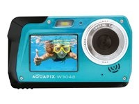 Easypix Aquapix W3048 Edge 13Megapixel Isblå Digitalkamera i gruppen Elektronikk / Foto og video / Kameraer hos TP E-commerce Nordic AB (C60929)