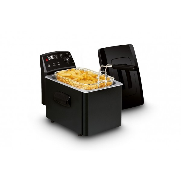 Fritel Familie Fritös 3 liter Svart i gruppen HJEM, HUS OG HAGE / Husholdningsapparater / Airfryers og frityrkokere hos TP E-commerce Nordic AB (C61018)