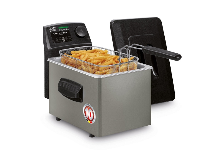 Fritel FryTastic Fryer 3 liter antracitt/sølv i gruppen HJEM, HUS OG HAGE / Husholdningsapparater / Airfryers og frityrkokere hos TP E-commerce Nordic AB (C61035)