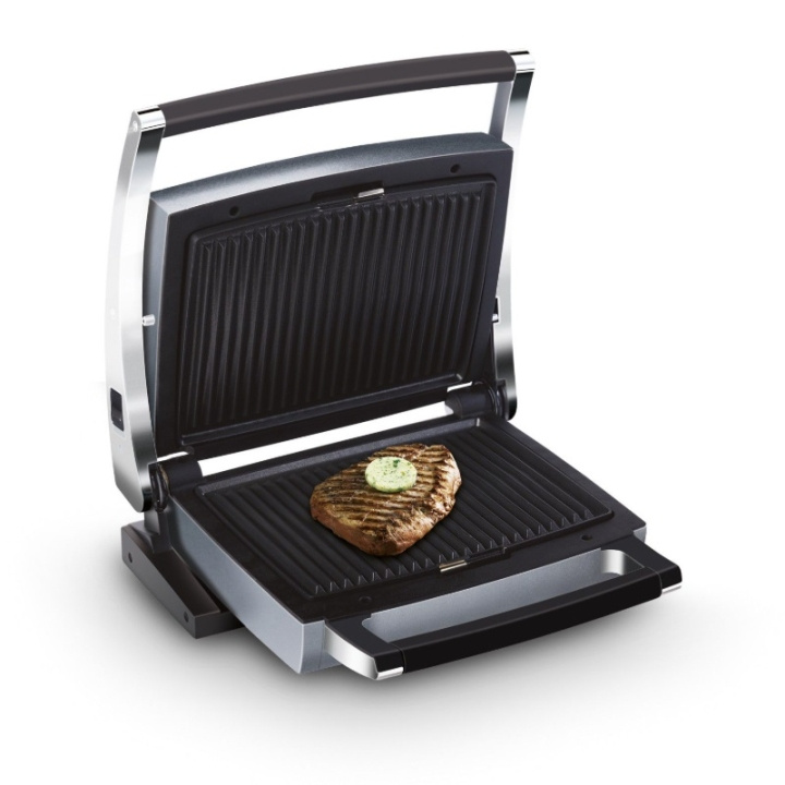 Fritel Family CW 2428 Grill grå/svart i gruppen HJEM, HUS OG HAGE / Hageprodukter / Griller & Grilltilbehør hos TP E-commerce Nordic AB (C61054)