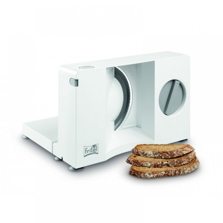 FRITEL Starter Slicer White i gruppen HJEM, HUS OG HAGE / Husholdningsapparater / Matprosessorer og kjøkkenassistenter / Skjæremaskiner hos TP E-commerce Nordic AB (C61057)