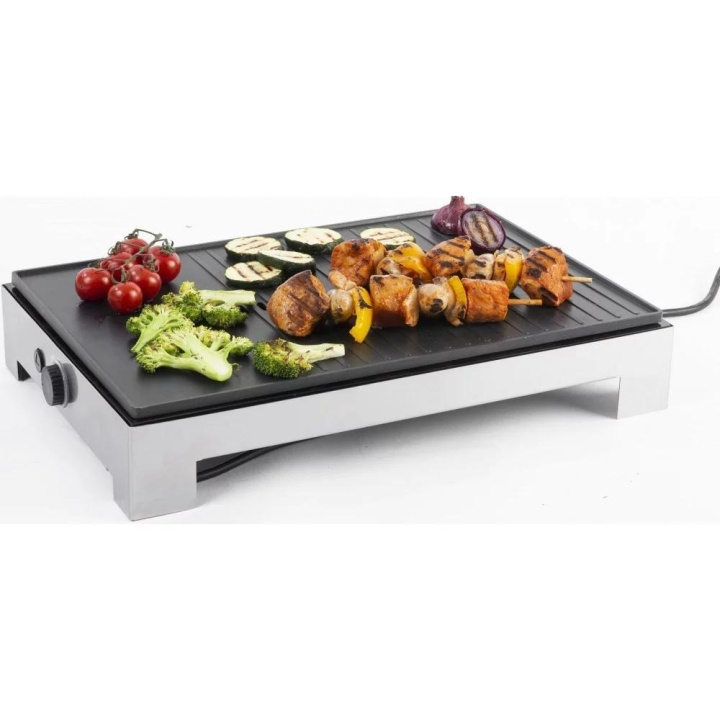 Fritel Family TG 1475 Grill Svart/rustfritt stål i gruppen HJEM, HUS OG HAGE / Hageprodukter / Griller & Grilltilbehør hos TP E-commerce Nordic AB (C61066)