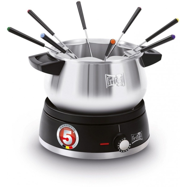 Fritel Familiefonduegryte 1,5 liter Svart/rustfritt stål i gruppen HJEM, HUS OG HAGE / Husholdningsapparater / Fondue hos TP E-commerce Nordic AB (C61069)