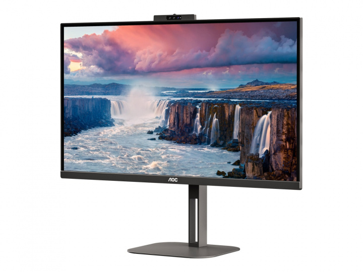 AOC Value-line Q27V5CW/BK 27 2560 x 1440 (2K) HDMI DisplayPort USB-C 75 Hz docking-skjerm i gruppen Datautstyr / Dataskjerm / Dataskjermer hos TP E-commerce Nordic AB (C61294)