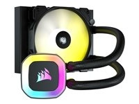 Corsair H55 RGB kjølesystem 1-pakning Svart Hvit 120 mm i gruppen Datautstyr / PC-Komponenter / Kjøling / Prosessorkjøling hos TP E-commerce Nordic AB (C61319)