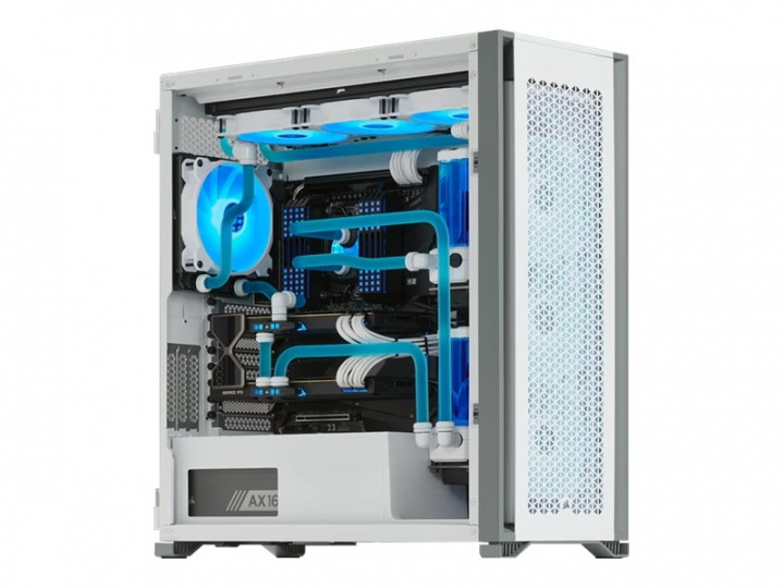 Corsair 7000D AIRFLOW Tower Extended ATX Ingen strömförsörjning Vit i gruppen Datautstyr / PC-Komponenter / Chassis hos TP E-commerce Nordic AB (C61370)