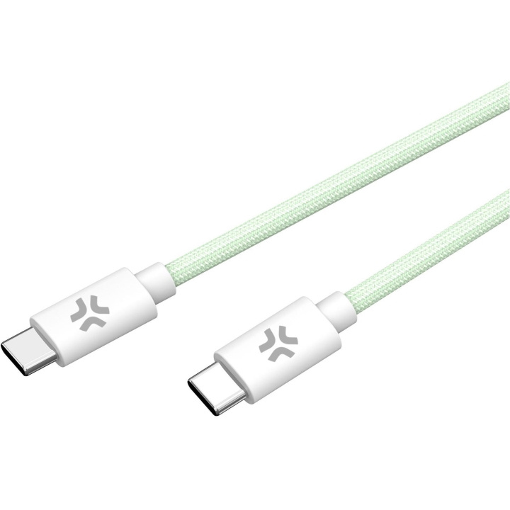 Celly USB-C - USB-C-kabel 60W 1,5 m Grön i gruppen SMARTTELEFON & NETTBRETT / Ladere og Kabler / Kabler / Kabler type C hos TP E-commerce Nordic AB (C61394)