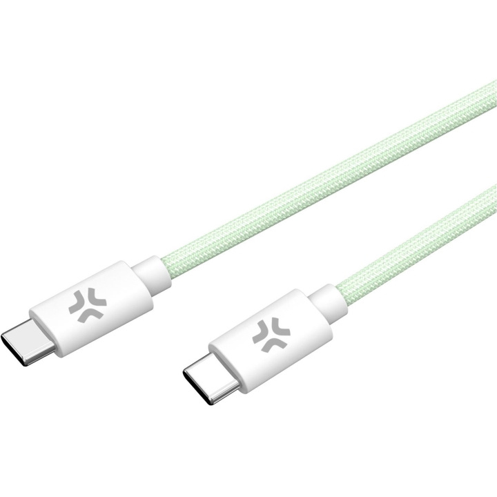 Celly USB-C til USB-C-kabel 60W 1,5 m grønn i gruppen SMARTTELEFON & NETTBRETT / Ladere og Kabler / Kabler / Kabler type C hos TP E-commerce Nordic AB (C61394)