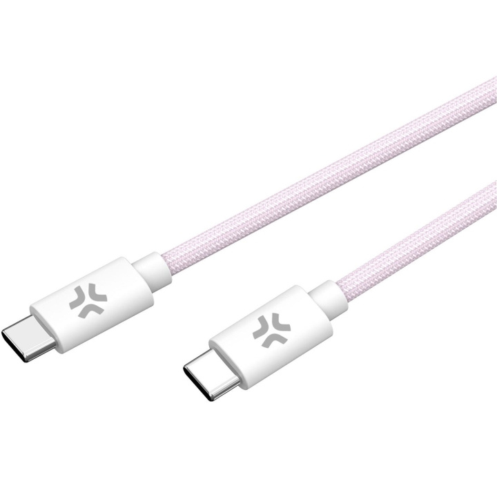 Celly USB-C - USB-C-kabel 60W 1,5 m Rosa i gruppen SMARTTELEFON & NETTBRETT / Ladere og Kabler / Kabler / Kabler type C hos TP E-commerce Nordic AB (C61396)