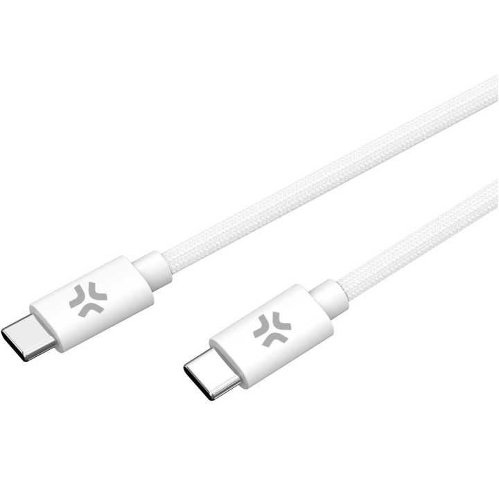 Celly USB-C - USB-C-kabel 60W 1,5 m Vit i gruppen SMARTTELEFON & NETTBRETT / Ladere og Kabler / Kabler / Kabler type C hos TP E-commerce Nordic AB (C61397)