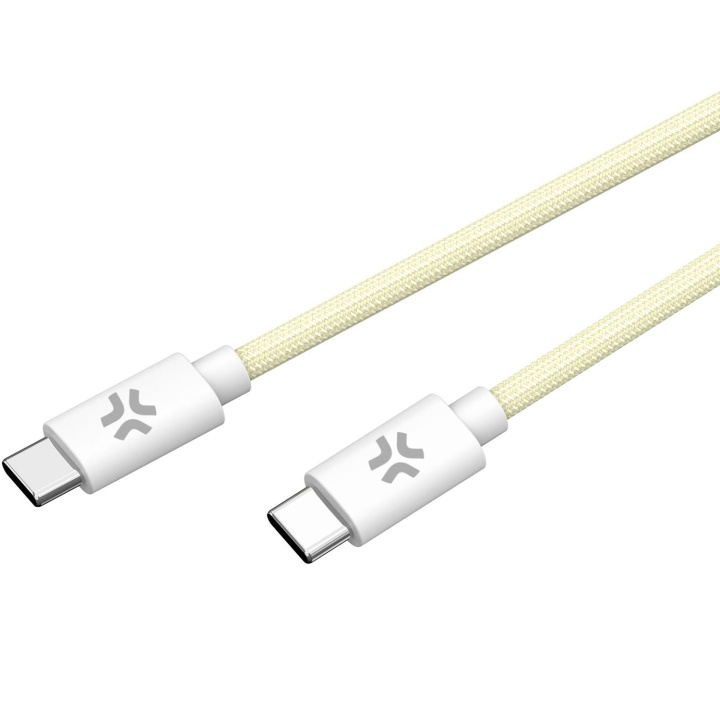 Celly USB-C - USB-C-kabel 60W 1,5 m Gul i gruppen SMARTTELEFON & NETTBRETT / Ladere og Kabler / Kabler / Kabler type C hos TP E-commerce Nordic AB (C61398)