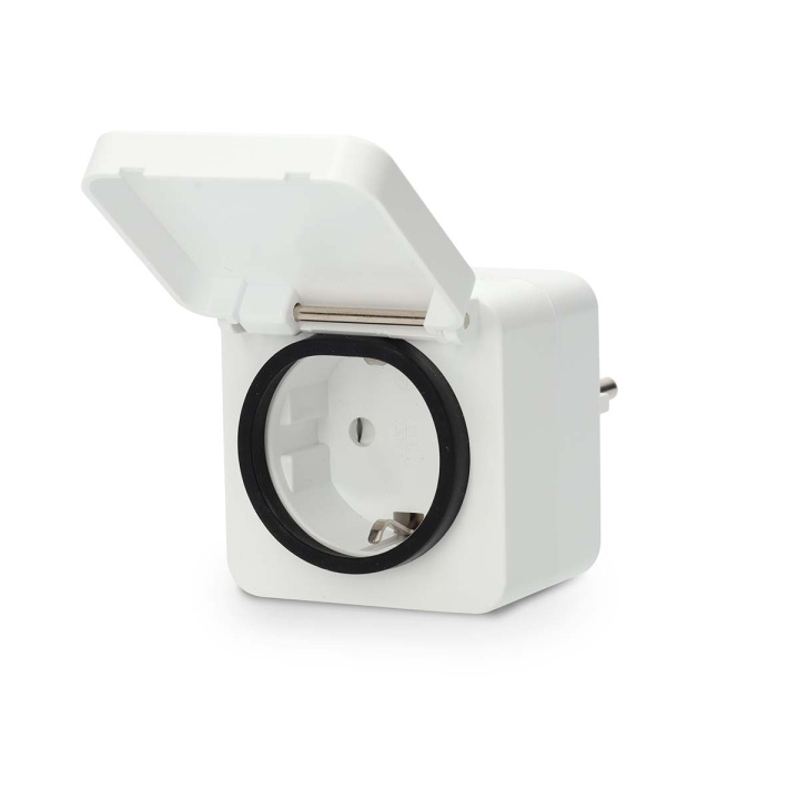 Nedis SmartLife Smart Plug | Zigbee 3.0 | IP44 | Efektmåler | 3680 W | Type F (CEE 7/7) | -25 - 55 °C | Android™ / IOS | Hvit | 1 stk i gruppen HJEM, HUS OG HAGE / Smarthus / Smart plugs hos TP E-commerce Nordic AB (C61443)