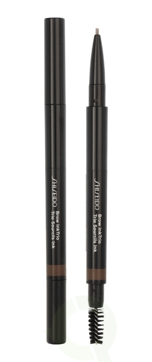 Shiseido Brow Ink Trio Brow Pencil 0.31 gr #03 Deep Brown - Pencil 0,06grPowder 0,25gr i gruppen HELSE OG SKJØNNHET / Makeup / Øyne og øyebryn / Øyenbrynspenn hos TP E-commerce Nordic AB (C61444)