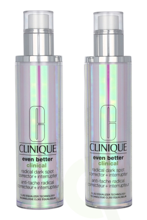 Clinique Even Better Clinical Radical Dark Spot 200 ml Corrector + Interrupter/2x100ml i gruppen HELSE OG SKJØNNHET / Hudpleie / Ansikt / Ansiktskrem hos TP E-commerce Nordic AB (C61462)