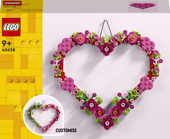 Lego Iconic 40638 - Hjerte ornament i gruppen LEKER, BARN OG BABY / Leker / Byggeleker / Lego hos TP E-commerce Nordic AB (C61565)