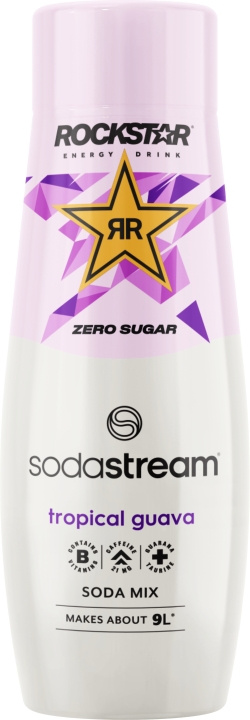 Sodastream Rockstar Energy Guava Zero bruskonsentrat i gruppen HJEM, HUS OG HAGE / Husholdningsapparater / Vann og juice / Kullsyremaskin / Smaker hos TP E-commerce Nordic AB (C61585)