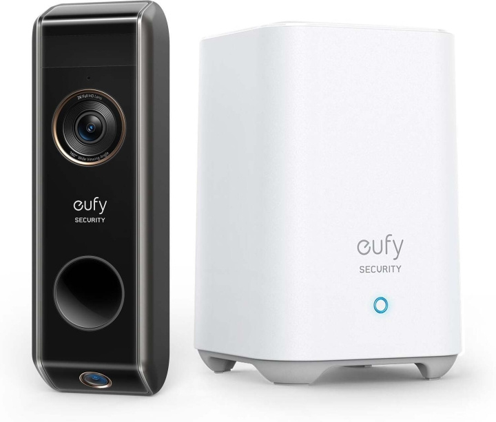 Anker eufy videodørklokke Dobbel 2K videodørklokke med to kameraer, inkluderer en svarapparat i gruppen HJEM, HUS OG HAGE / Alarm, Sikkerhet og overvåking / Dørklokker hos TP E-commerce Nordic AB (C61610)