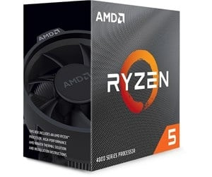 AMD CPU Ryzen 5 4500 3,6 GHz 6 kärnor AM4 (PIB - med kylare) i gruppen Datautstyr / PC-Komponenter / Prosessorer hos TP E-commerce Nordic AB (C61660)