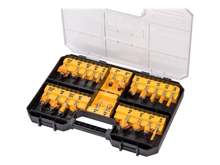 DeWalt DT90017-QZ Fresebitsett Topp fresemaskiner i gruppen HJEM, HUS OG HAGE / Verktøy / Annet verktøy og tilbehør hos TP E-commerce Nordic AB (C61692)