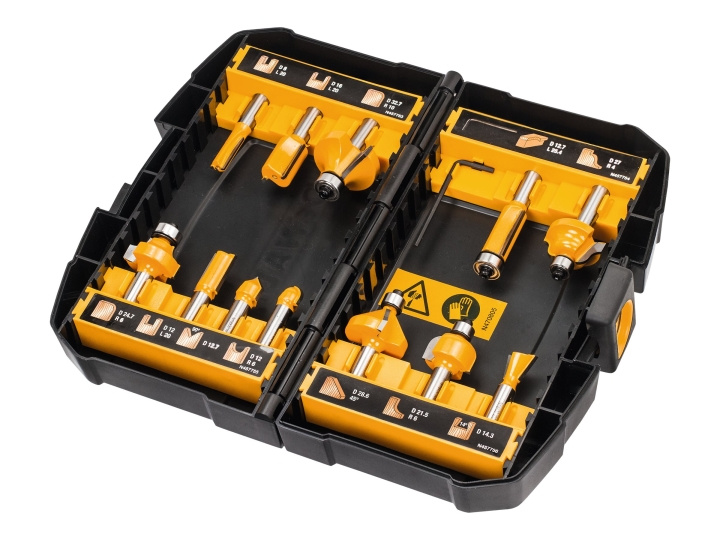 DeWalt DT90016-QZ Sett med fresebits i gruppen HJEM, HUS OG HAGE / Verktøy / Annet verktøy og tilbehør hos TP E-commerce Nordic AB (C61693)