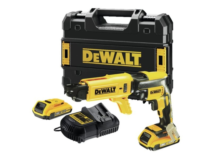 DeWalt DCF620D2K-QW Gipsskrutrekker Med batteri 2 batterier inkludert 1/4 innvendig sekskant i gruppen HJEM, HUS OG HAGE / Verktøy / Skrutrekkere hos TP E-commerce Nordic AB (C61704)