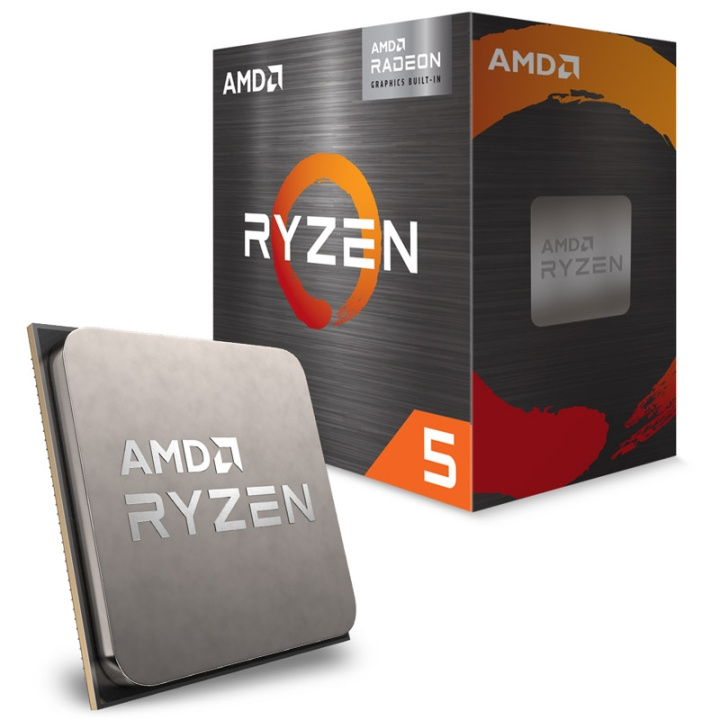 AMD CPU Ryzen 5 5600G 3,9 GHz 6 kjerner AM4 (PIB - med kjøler) i gruppen Datautstyr / PC-Komponenter / Prosessorer hos TP E-commerce Nordic AB (C61718)