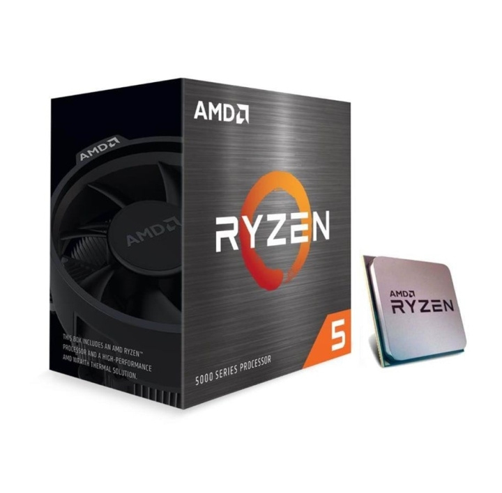 AMD CPU Ryzen 5 5500GT 3,6 GHz 6 kjerner Socket AM4 PIB - med kjøler i gruppen Datautstyr / PC-Komponenter / Prosessorer hos TP E-commerce Nordic AB (C61733)
