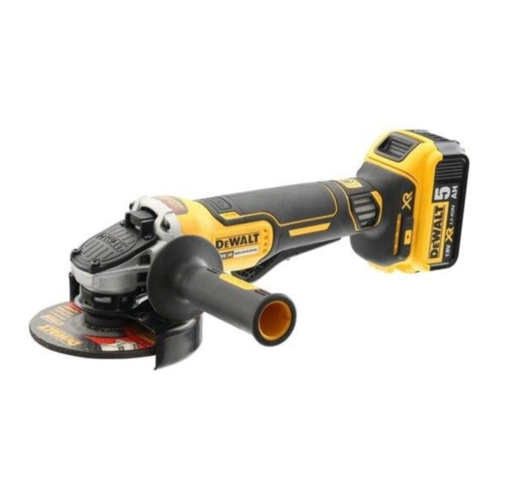DeWalt 18V XR børsteløs 125 mm vinkelsliper - stangenhet i gruppen HJEM, HUS OG HAGE / Verktøy / Slipemaskiner hos TP E-commerce Nordic AB (C61743)