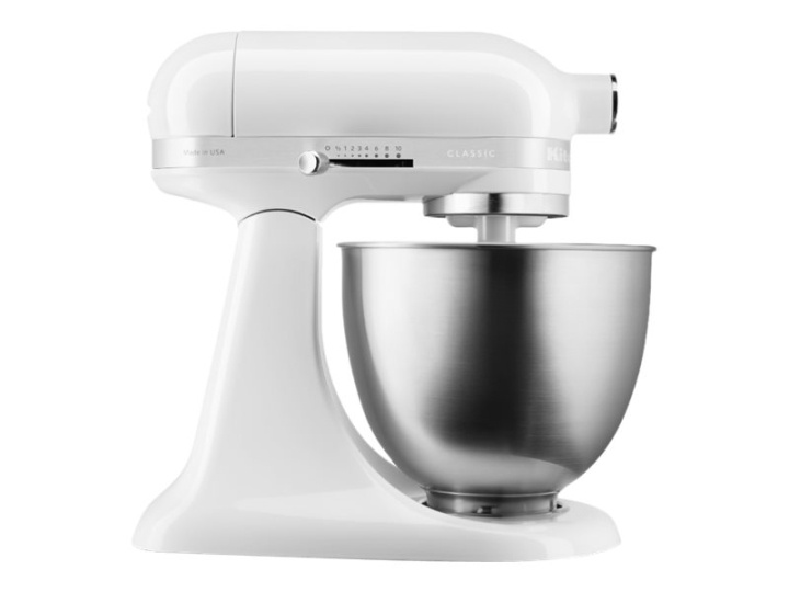 KitchenAid Classic 5KSM3310XEWH Köksmaskin 3,3 liter Vit i gruppen HJEM, HUS OG HAGE / Husholdningsapparater / Matprosessorer og kjøkkenassistenter / Matprosessorer hos TP E-commerce Nordic AB (C61760)