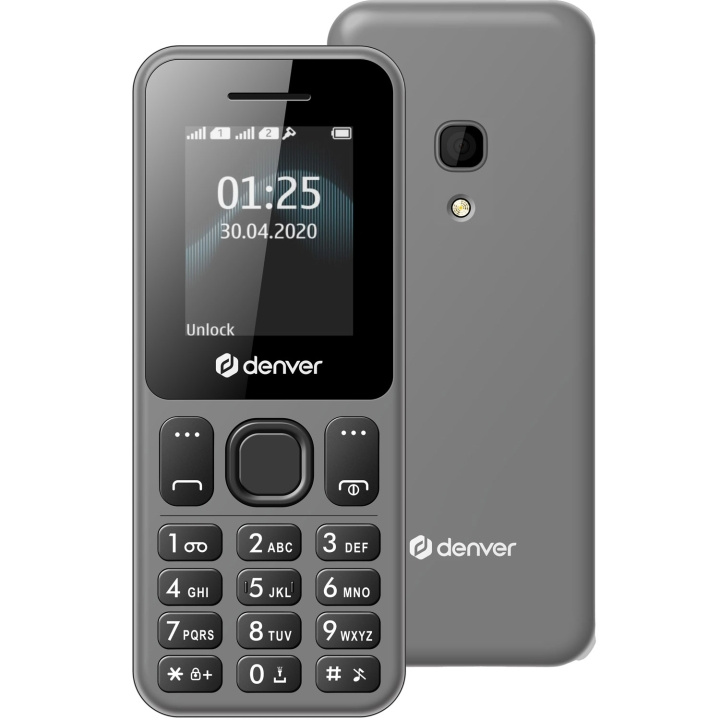 Denver 4G-knapptelefon med fargeskjerm og plass til to SIM-kort i gruppen SMARTTELEFON & NETTBRETT / Mobiltelefoner & smartphones hos TP E-commerce Nordic AB (C61794)